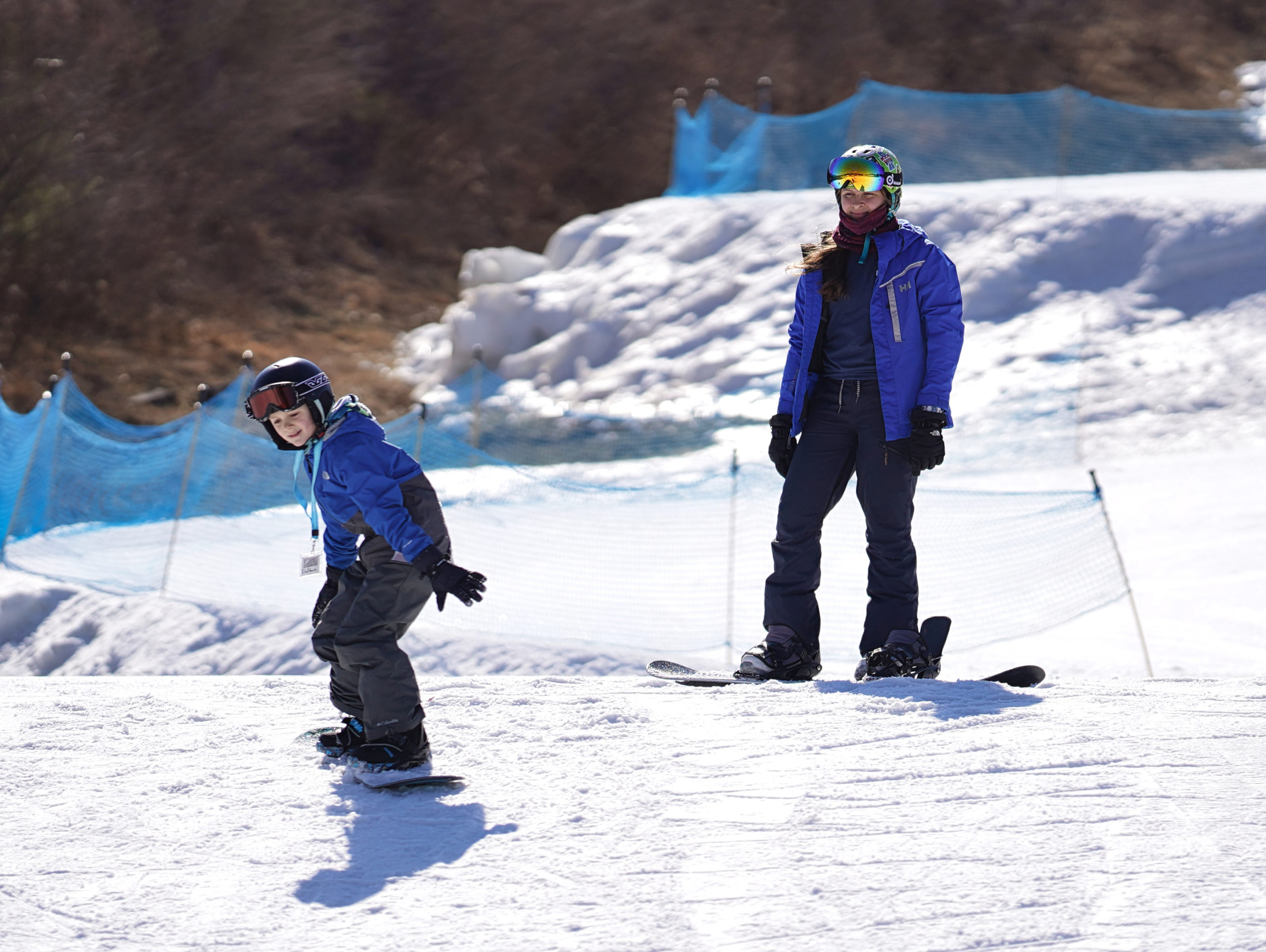 Snowboard lesson at Blue Mountain