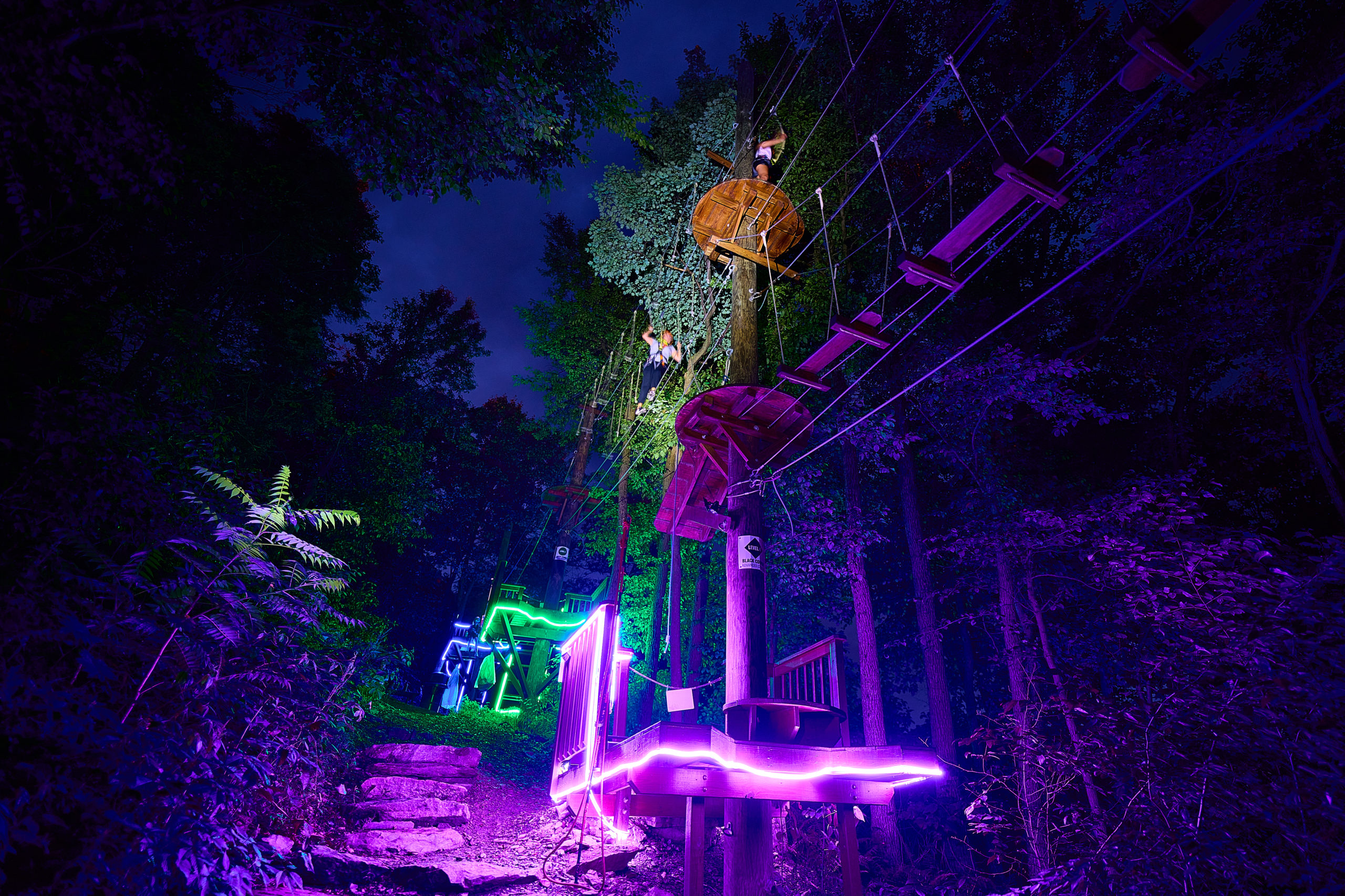 Night Time High Ropes Course