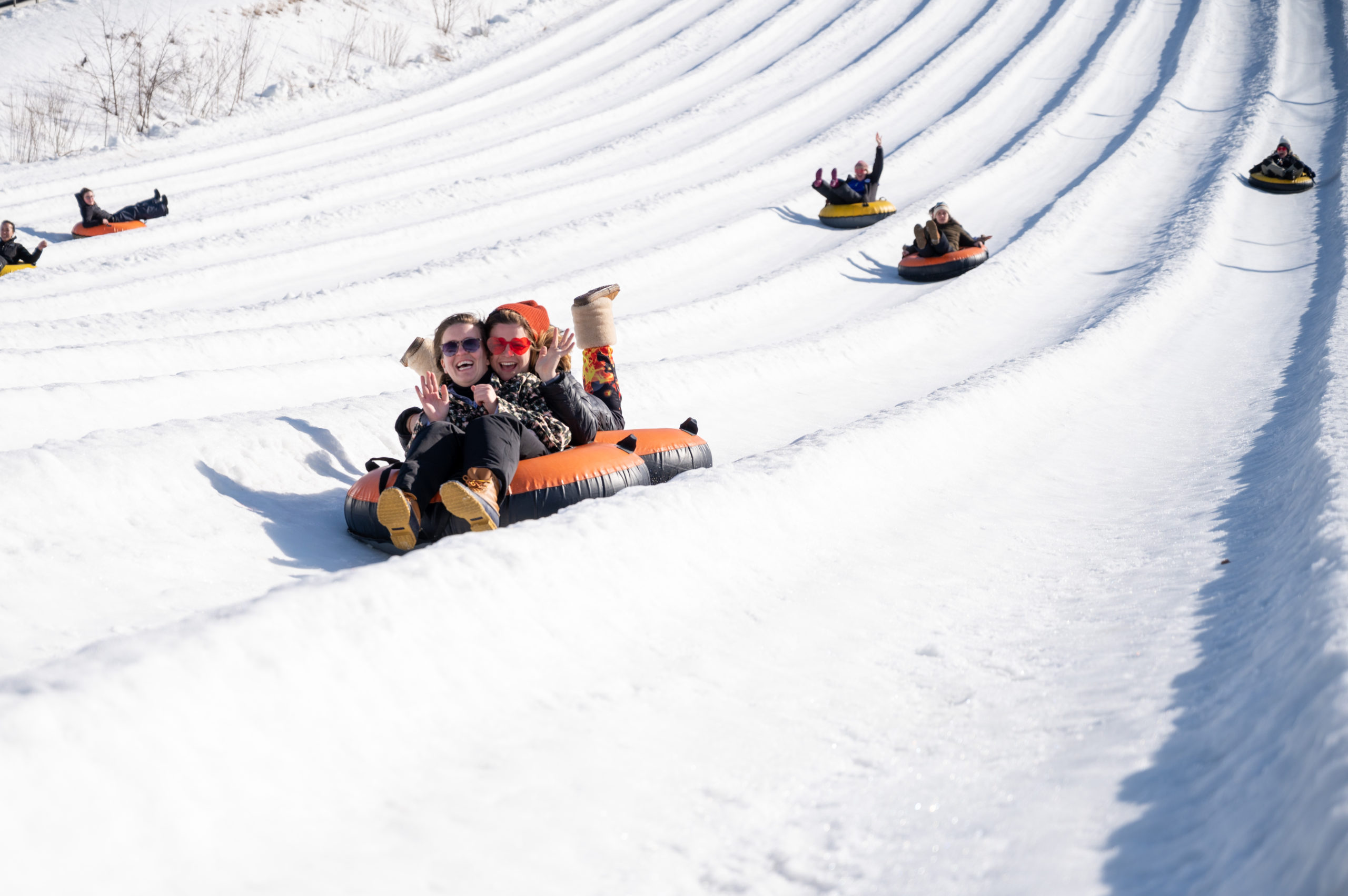 Snow tubing in the Poconos, Best snow tubing in PA