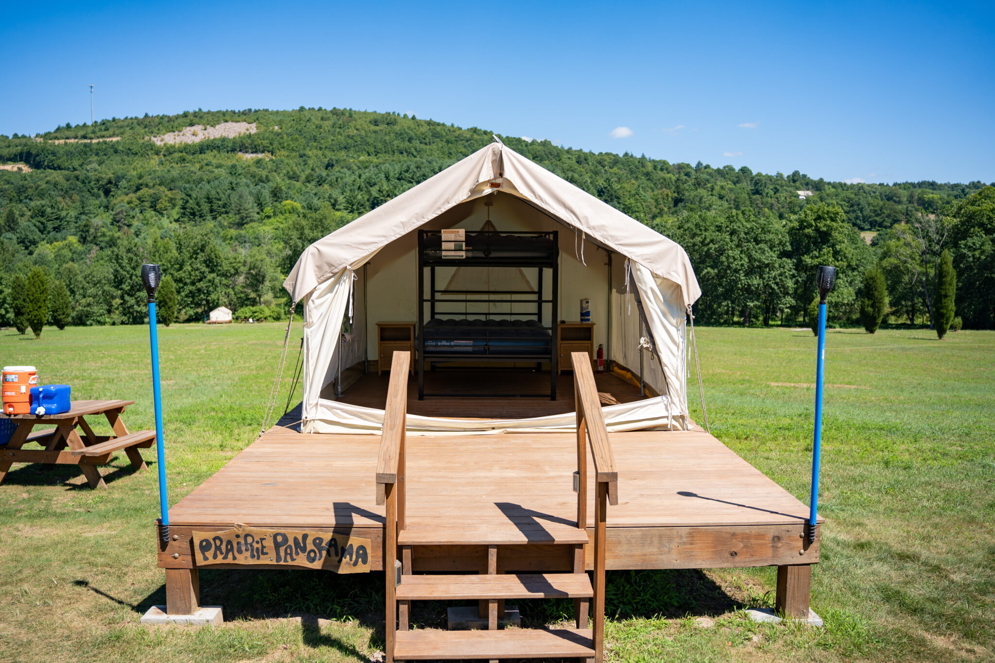 Glamping in PA Poconos glamping Blue Mountain Resort