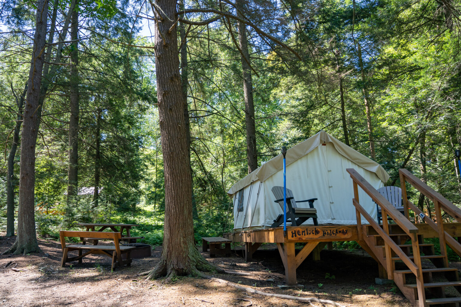 Glamping in PA Poconos glamping Blue Mountain Resort