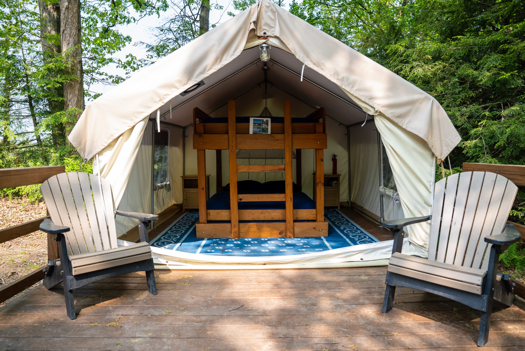 Glamping in PA Poconos glamping Blue Mountain Resort
